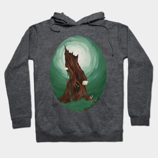 Green Stump Artwork Hoodie